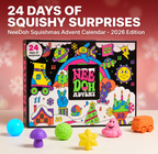 Squishy Adventskalender 2026 - 24 Kerst-Squishies