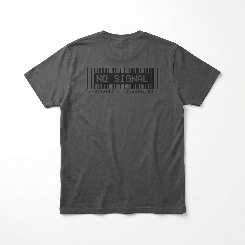 Statische Ruis T-shirt achterkant