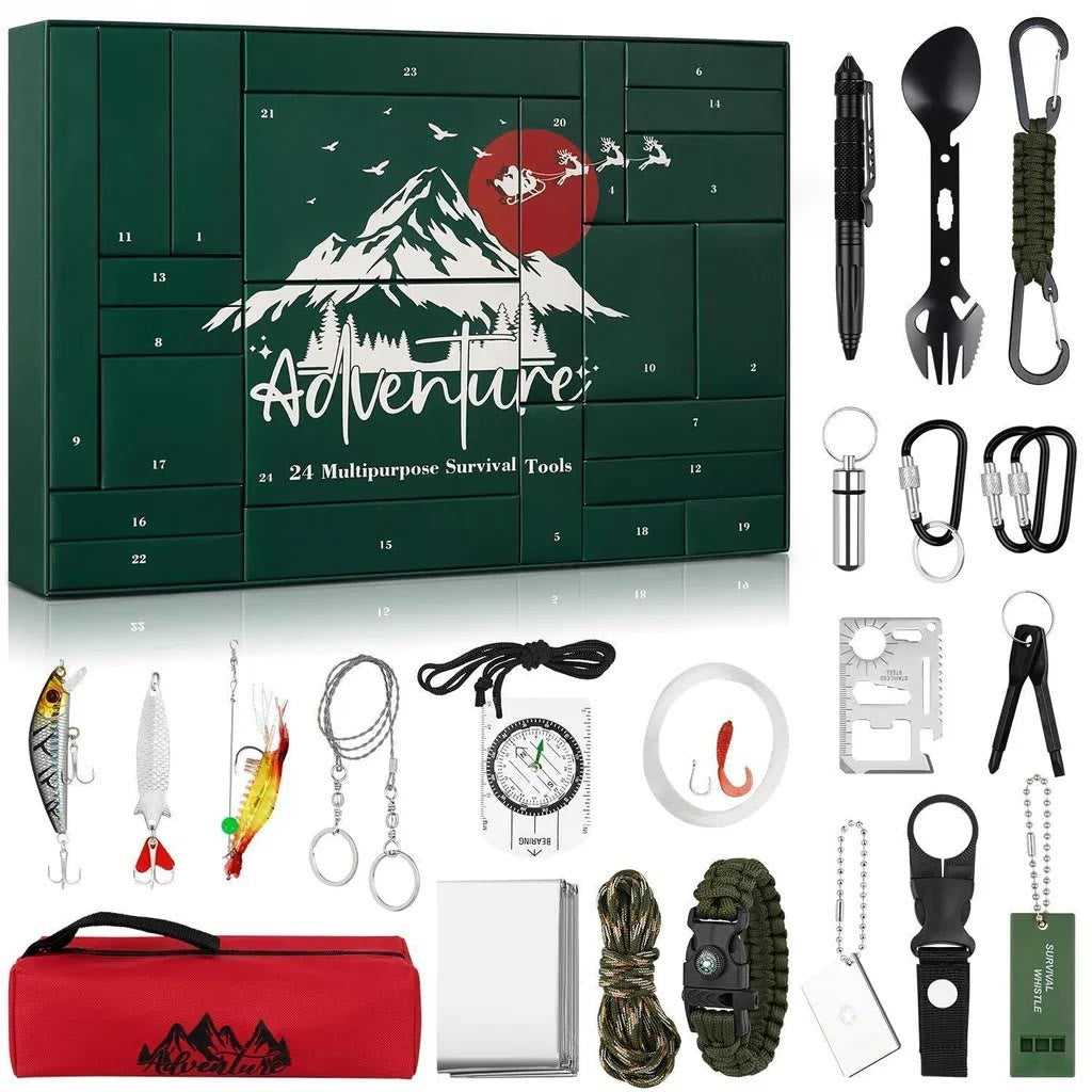 Survival Adventskalender 2026 - 24 Echte Outdoor Tools
