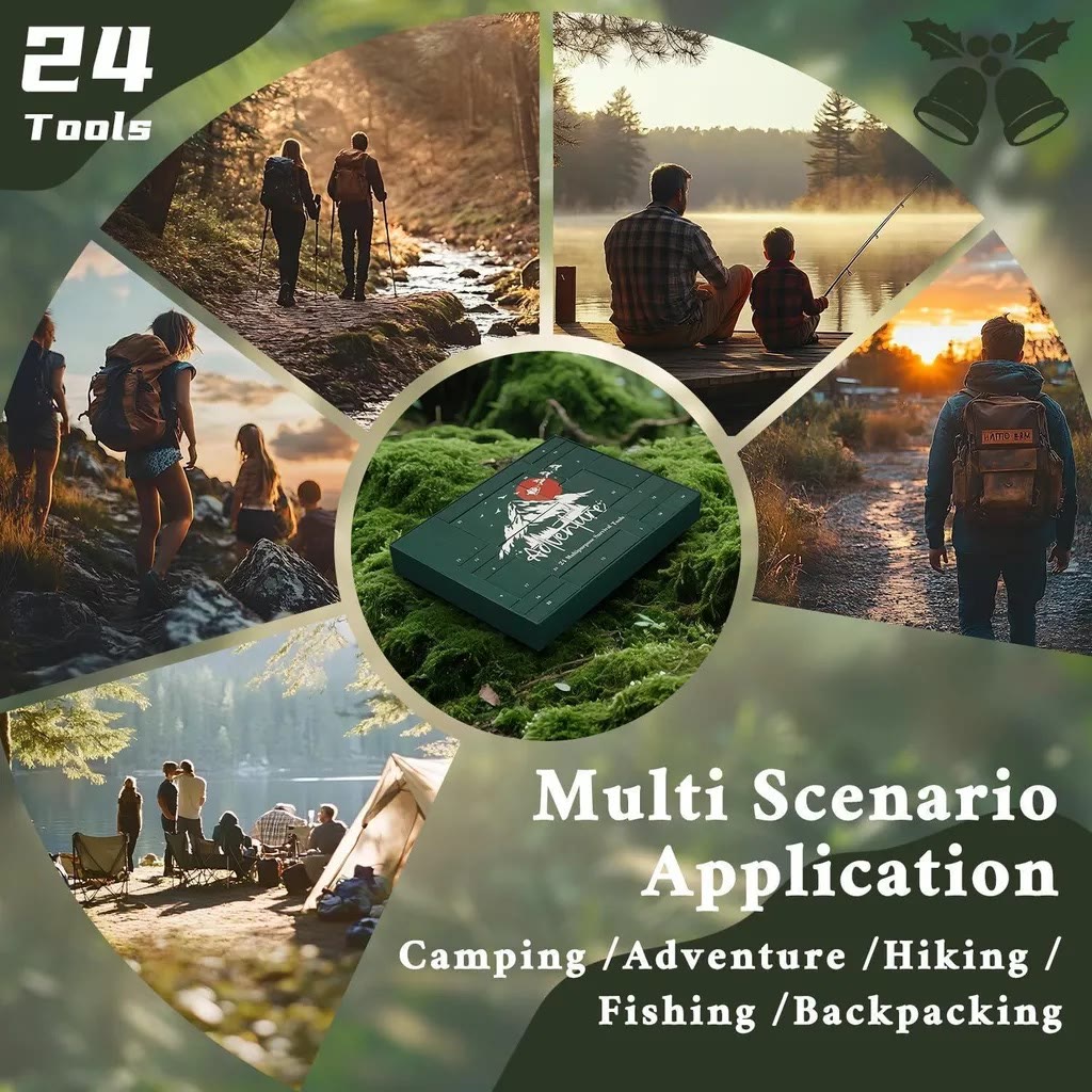 Survival Adventskalender 2026 - 24 Echte Outdoor Tools