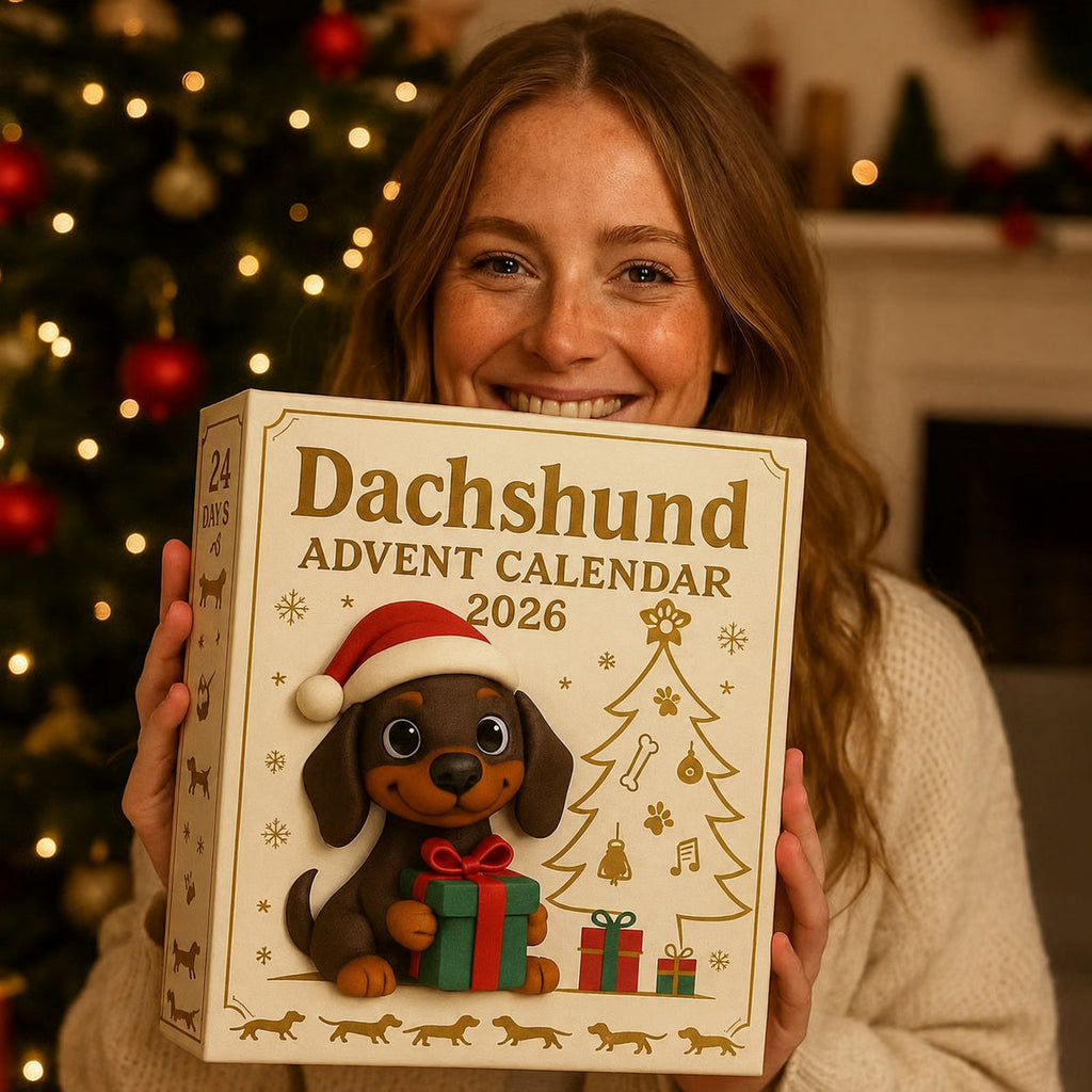 Teckel Adventskalender 2026 - 24 Teckelfiguurtjes