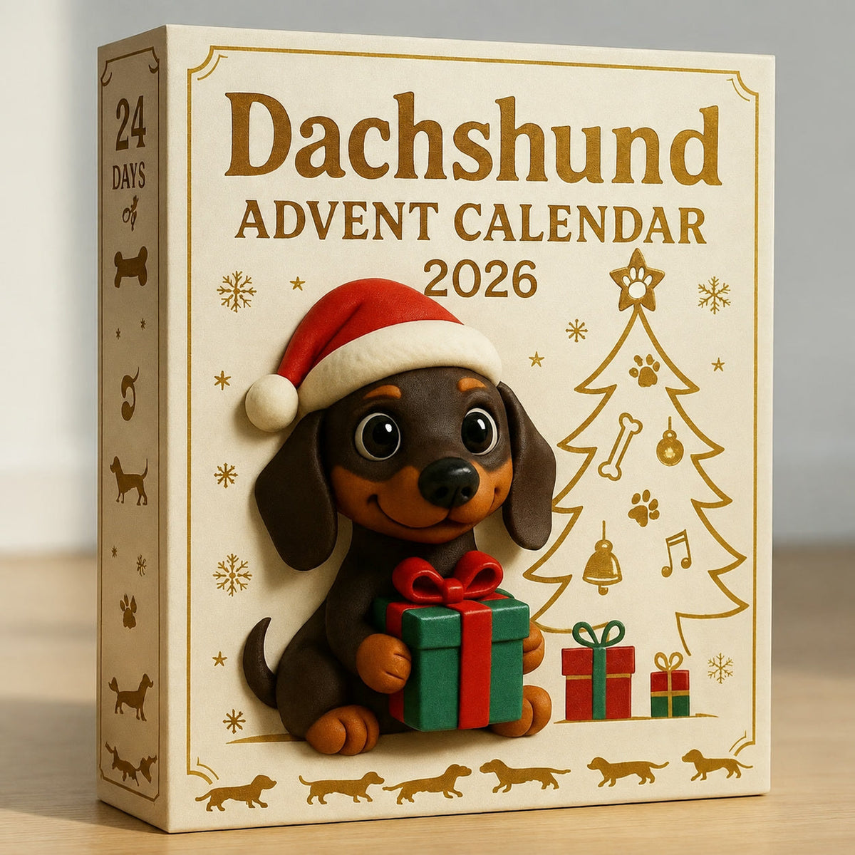 Teckel Adventskalender 2026 - 24 Teckelfiguurtjes