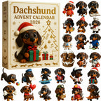 Teckel Adventskalender 2026 - 24 Teckelfiguurtjes