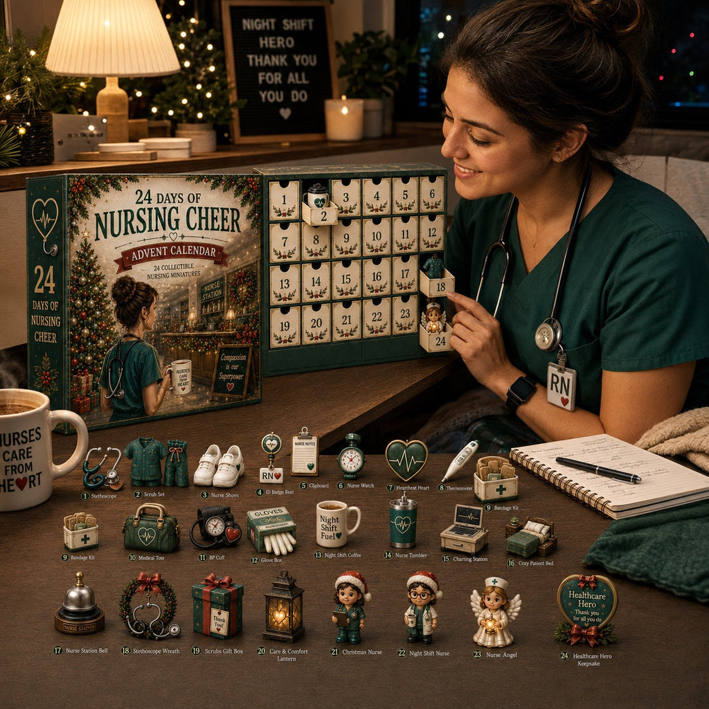 Verpleegkunde Adventskalender 2026 - 24 Miniaturen voor Verpleegkundigen