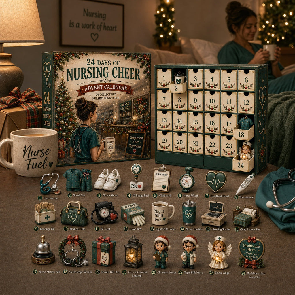 Verpleegkunde Adventskalender 2026 - 24 Miniaturen voor Verpleegkundigen