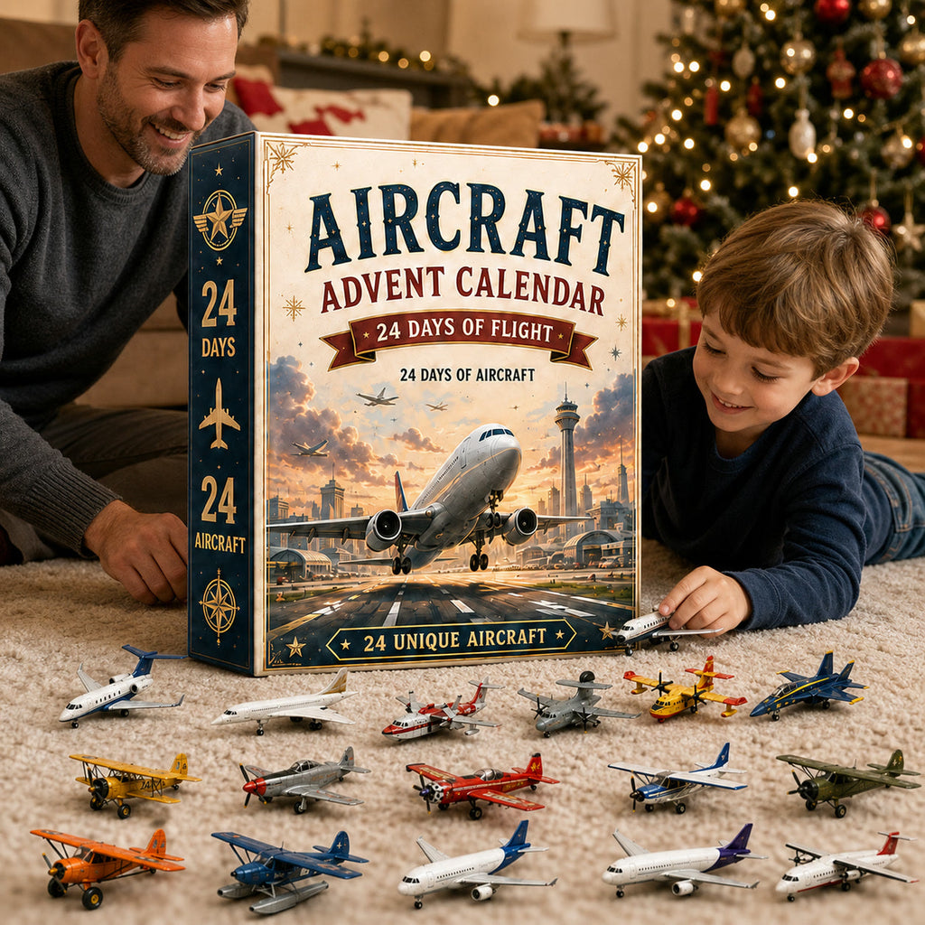 Vliegtuig Adventskalender 2026 - 24 Modelvliegtuigjes