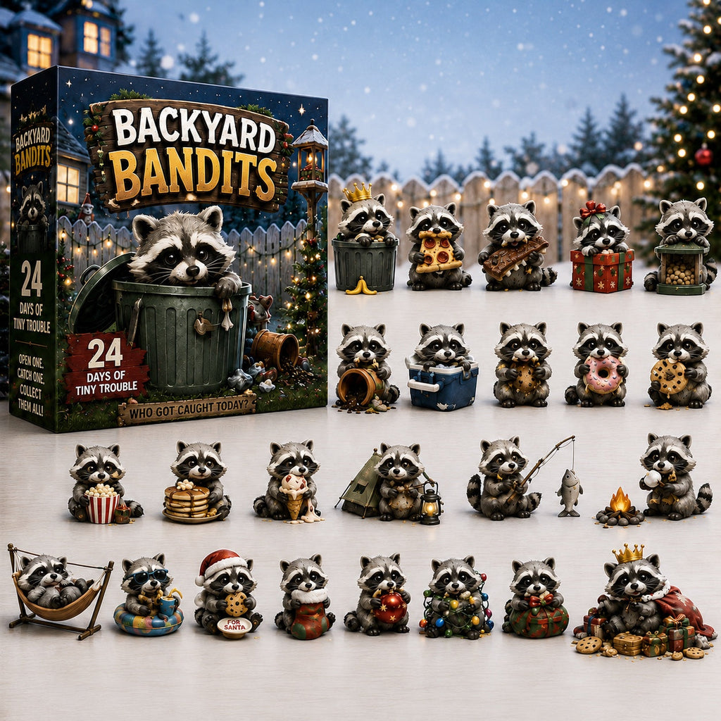 Wasbeer Adventskalender 2026 - 24 Ondeugende Wasbeerfiguurtjes