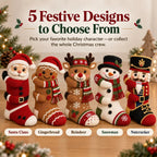 🎅🧦3D Knuffelende Kerstsokken Schattig Wraparound Armen Cozy Festive Sokken🎄 3