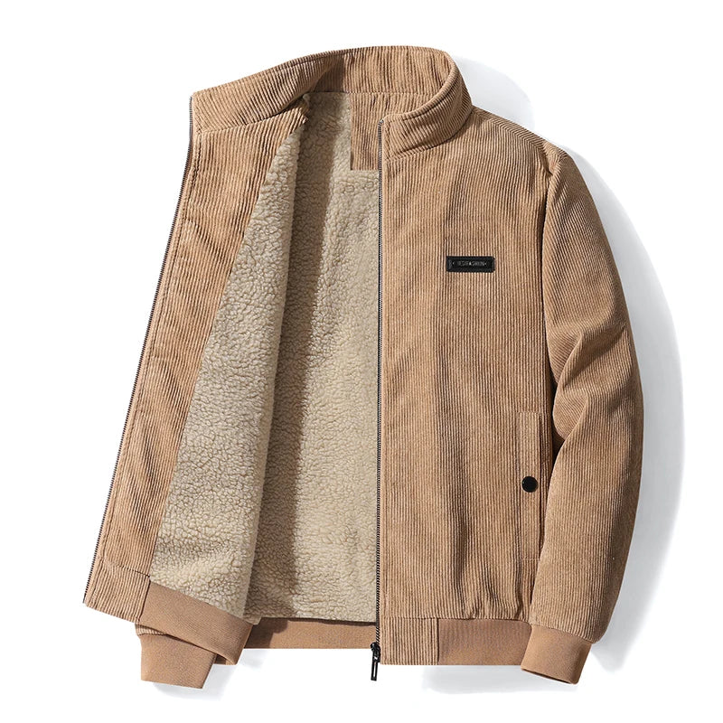 Heren Bomber Corduroy Jas in stijlvol ontwerp 2