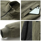 Heren Bomber Corduroy Jas in stijlvol ontwerp 7