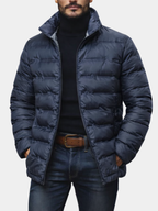 Heren puffer jacket in gequilt ontwerp voor warme en comfortabele winterdagen.