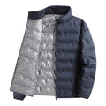 Heren puffer jacket in gequilt ontwerp voor warme en comfortabele winterdagen. 5