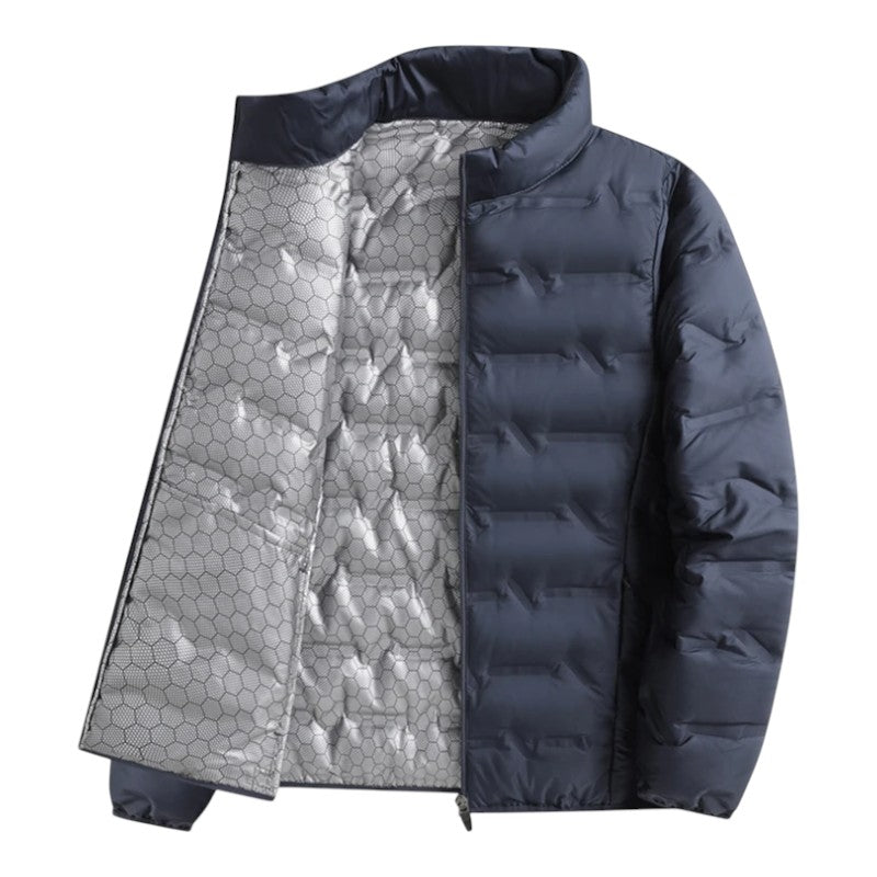 Heren puffer jacket in gequilt ontwerp voor warme en comfortabele winterdagen. 5