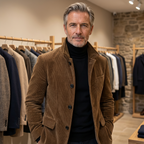 Stijlvolle heren knop-down casual jacket van corduroy voor dagelijks gebruik. 3