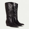 Halfhoge western-laarzen dames met spitse neus - elegante pasvorm