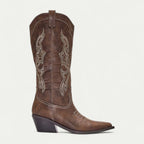 Halfhoge western-laarzen dames met spitse neus - elegante pasvorm