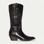 Halfhoge western-laarzen dames met spitse neus - elegante pasvorm
