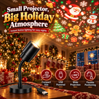 HD kerstprojector met 10 feestelijke scènes voor magische displays. 5