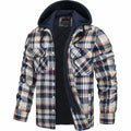 Heren Geruite Hoodie Jas voor stijl en comfort 2
