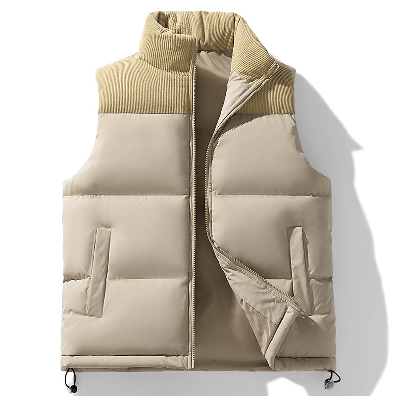 Heren Puffer Vest in stijlvol ontwerp voor buitenactiviteiten.