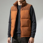 Heren Puffer Vest in stijlvol ontwerp voor buitenactiviteiten. 6