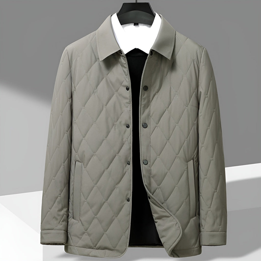 Lichtgewicht gequilt jacket voor mannen in stijlvol ontwerp.