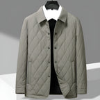 Lichtgewicht gequilt jacket voor mannen in stijlvol ontwerp.