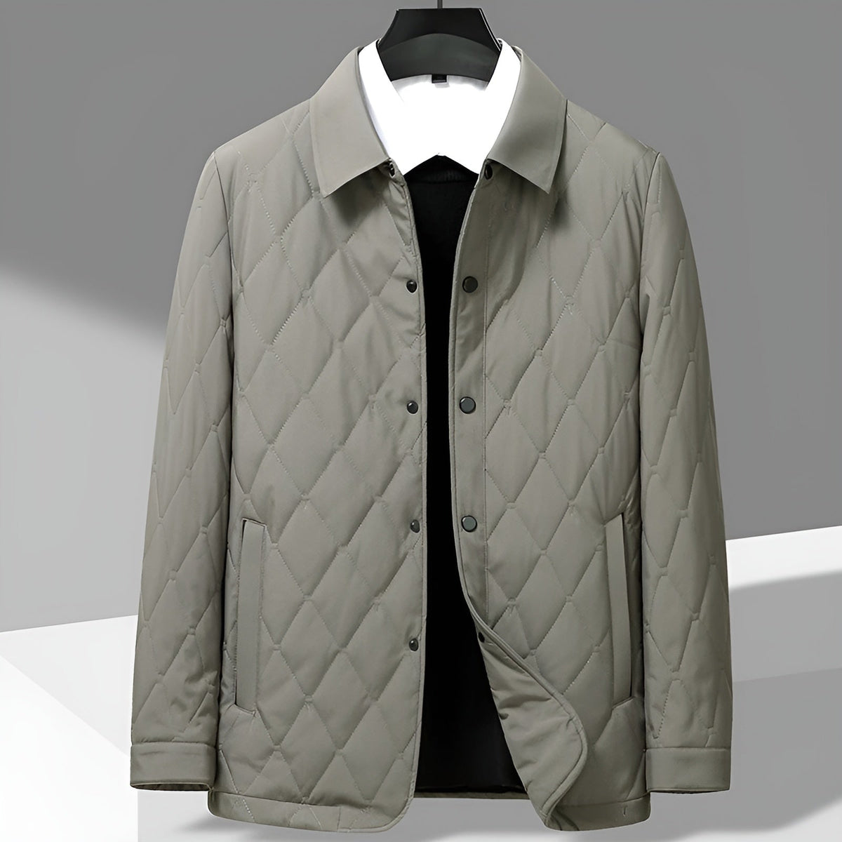 Lichtgewicht gequilt jacket voor mannen in stijlvol ontwerp.