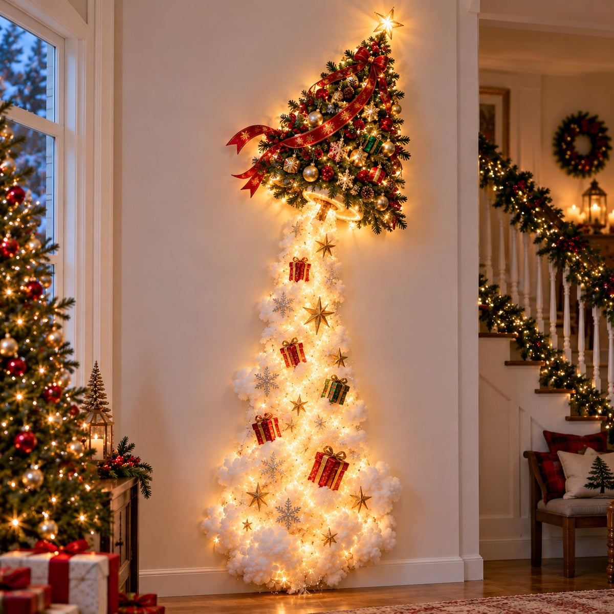 Betoverende kerst wandlamp voor sfeervolle decoratie. 10