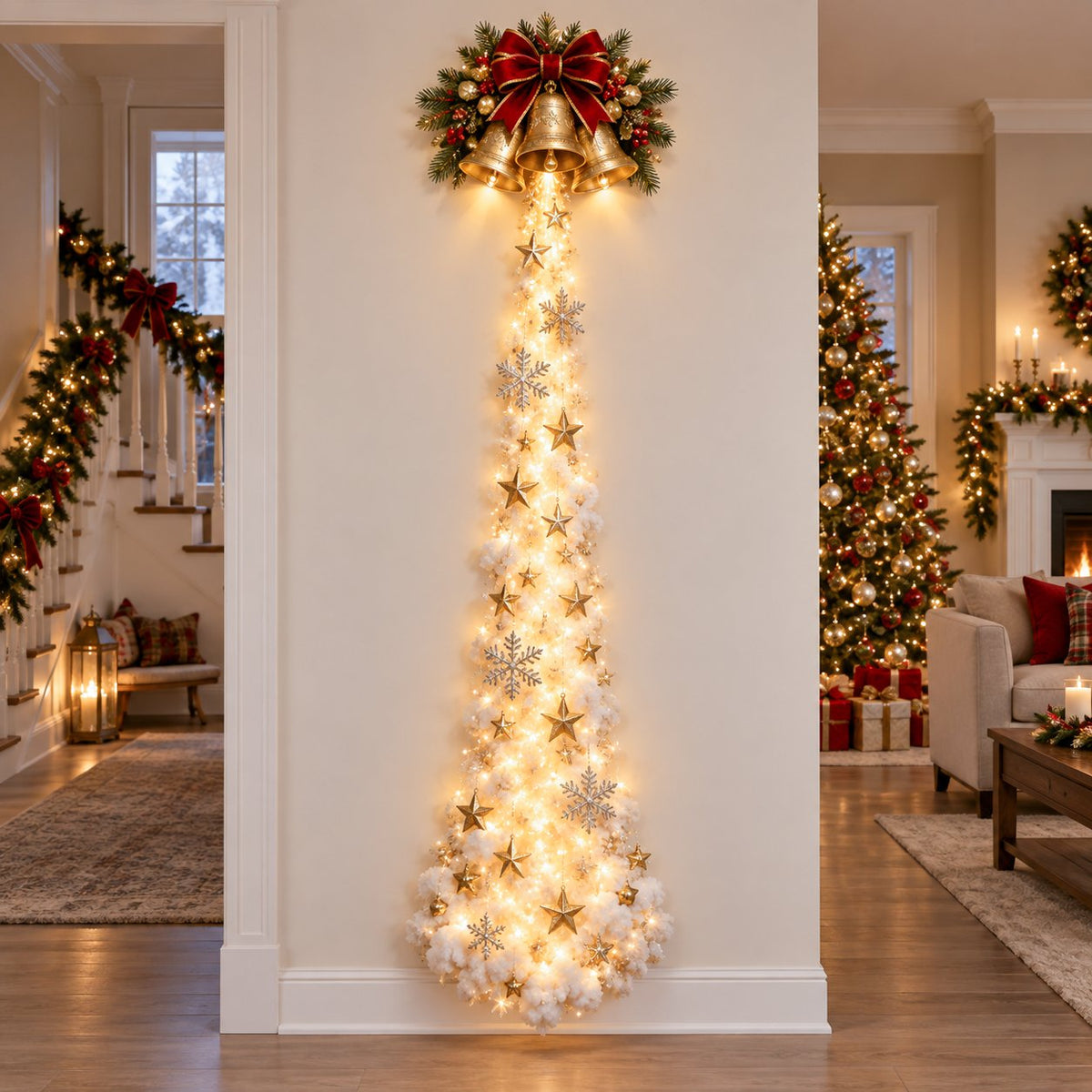 Betoverende kerst wandlamp voor sfeervolle decoratie. 13
