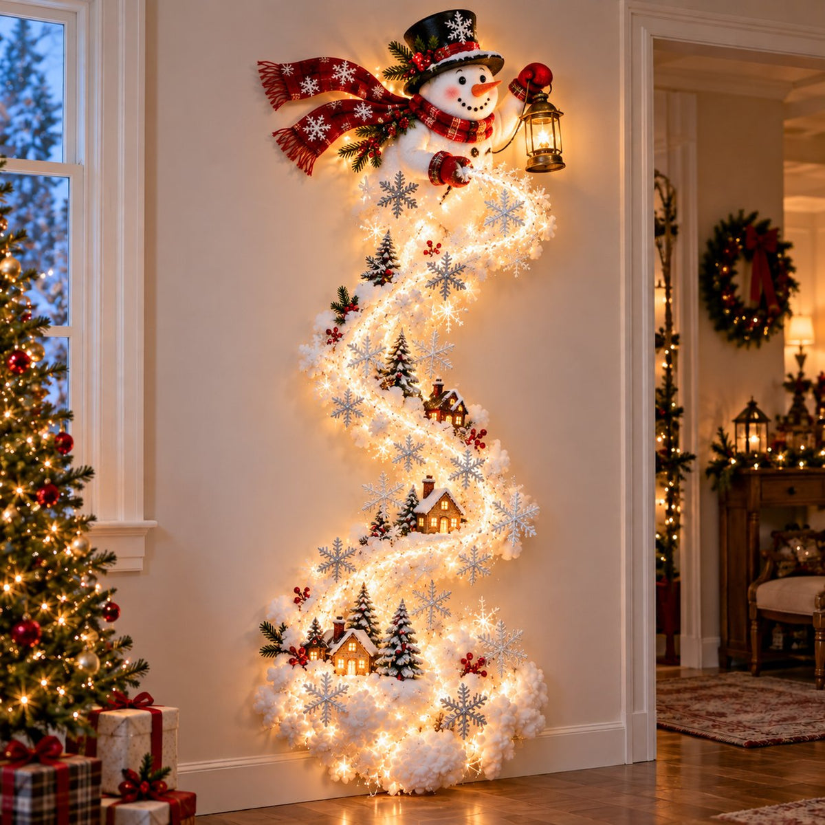 Betoverende kerst wandlamp voor sfeervolle decoratie. 7