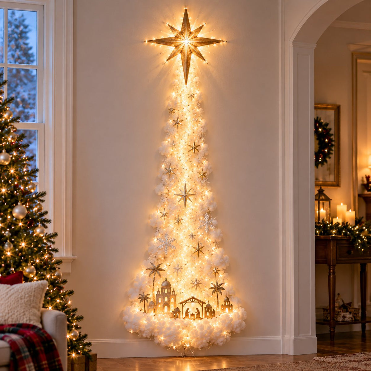 Betoverende kerst wandlamp voor sfeervolle decoratie. 9