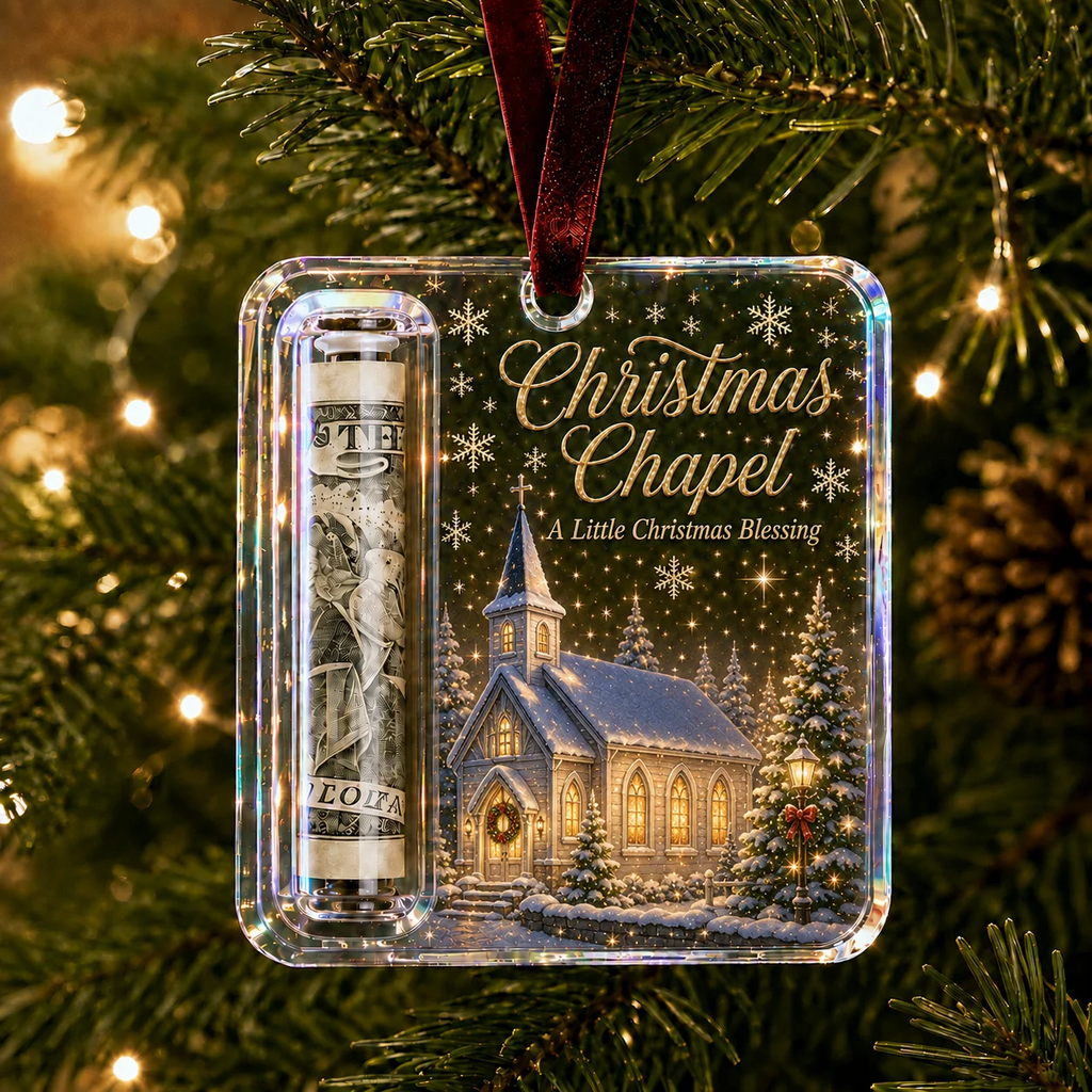 Kerst Cash Gift Ornament voor het geven van geld als cadeau 12