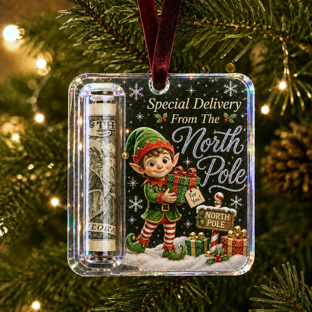 Kerst Cash Gift Ornament voor het geven van geld als cadeau 14