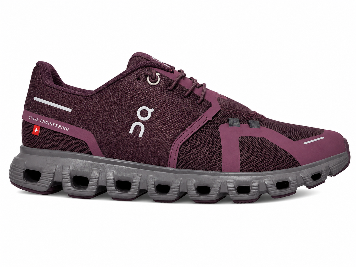 ON Cloud 6 Dames Sneaker Bordeaux
