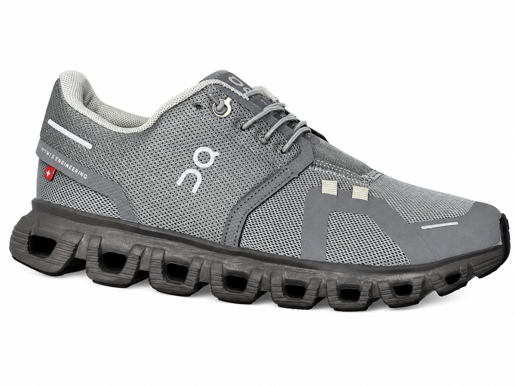 ON Cloud 6 Heren Sneaker Grijs