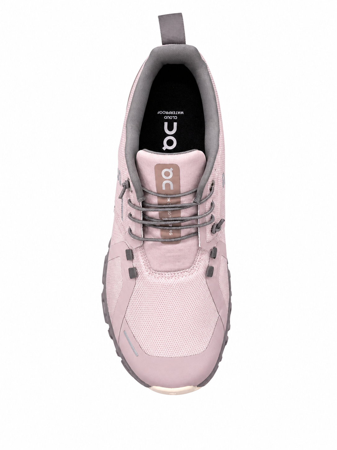 ON Cloud 6 WP Dames Sneaker Roze Grijs Waterdicht
