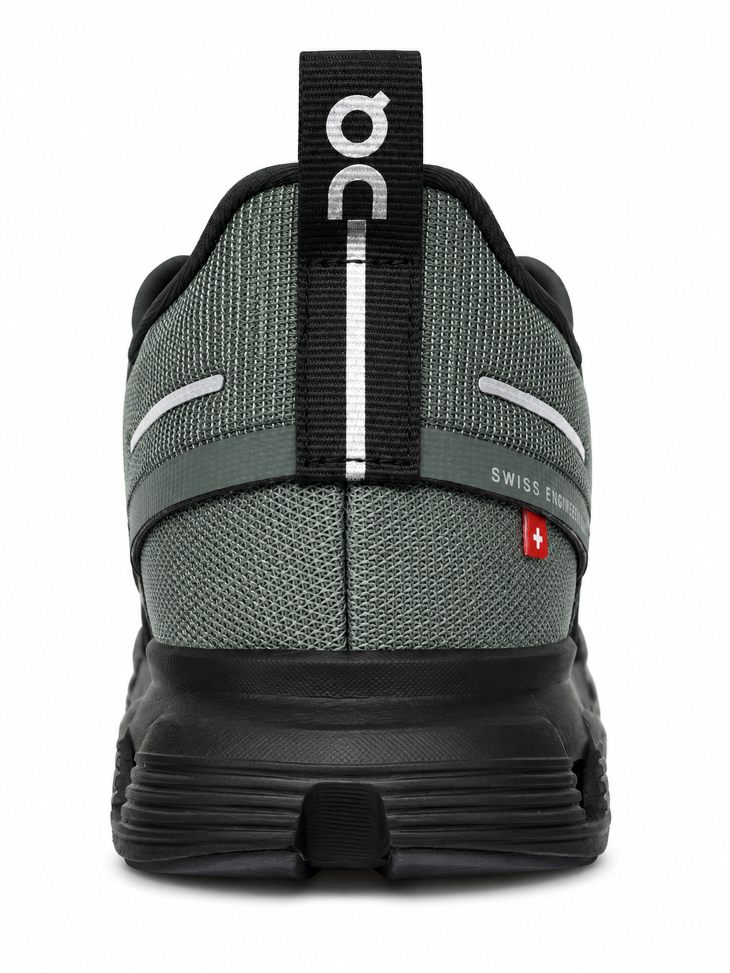 ON Cloud 6 WP Heren Sneaker Olijfgroen Zwart Waterdicht
