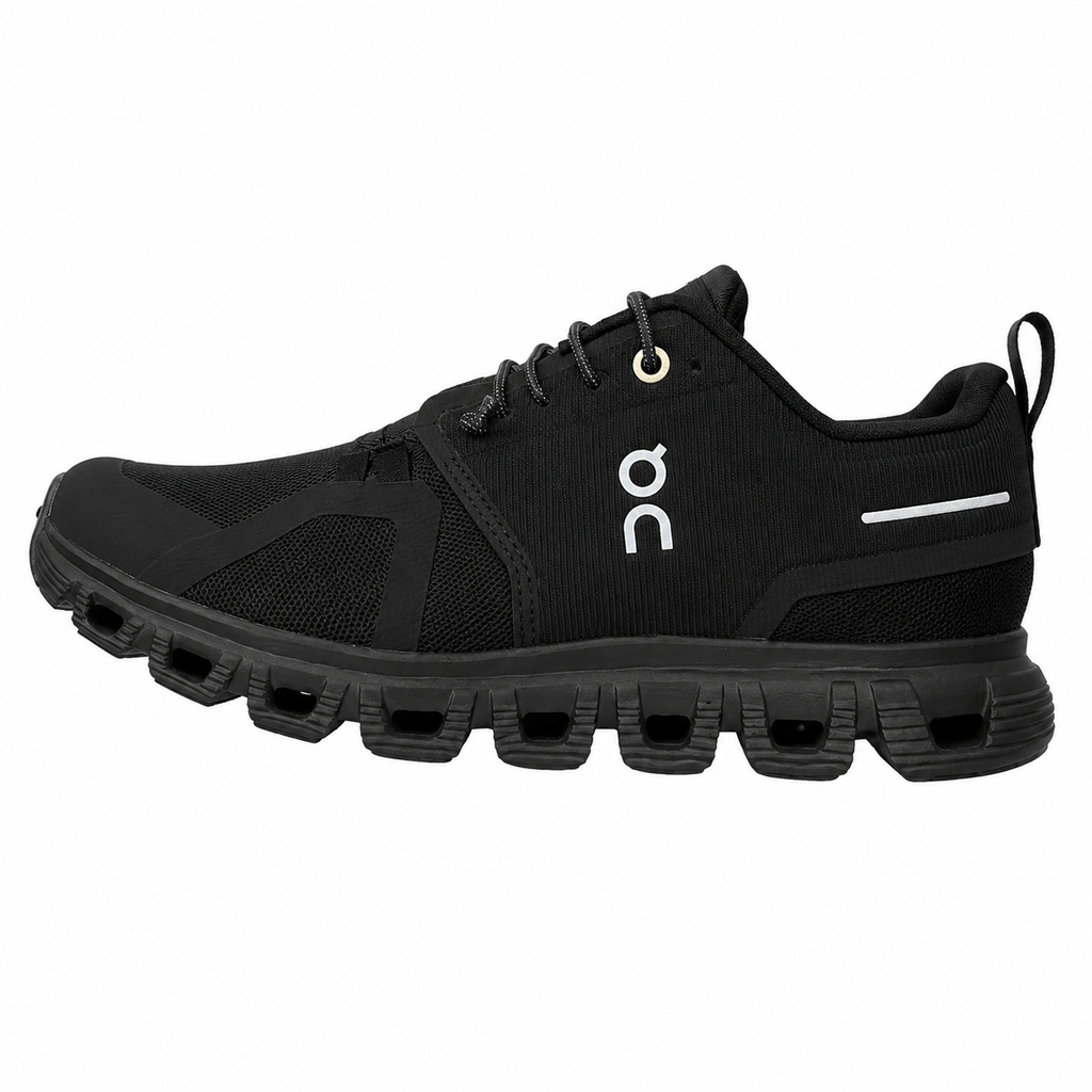 ON Cloud 6 WP Heren Sneaker Zwart Waterdicht