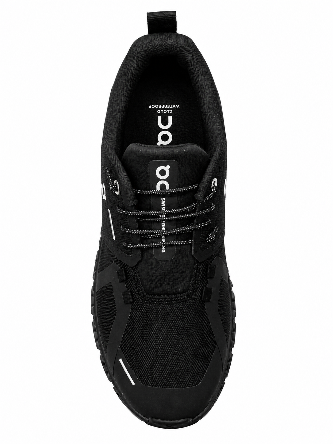 ON Cloud 6 WP Heren Sneaker Zwart Waterdicht