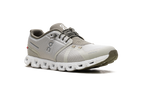 On Running Cloud 5 Chalk Grove sneaker in beige en groen