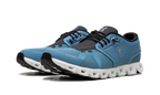 On Running Cloud 5 in Niagara Blauw en Zwart, ademende sneaker