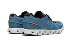 On Running Cloud 5 in Niagara Blauw en Zwart, ademende sneaker