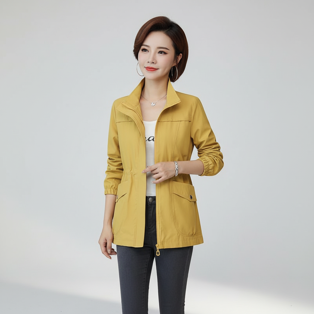 Lichtgewicht overgangsjas voor dames in elegante stijl. 6