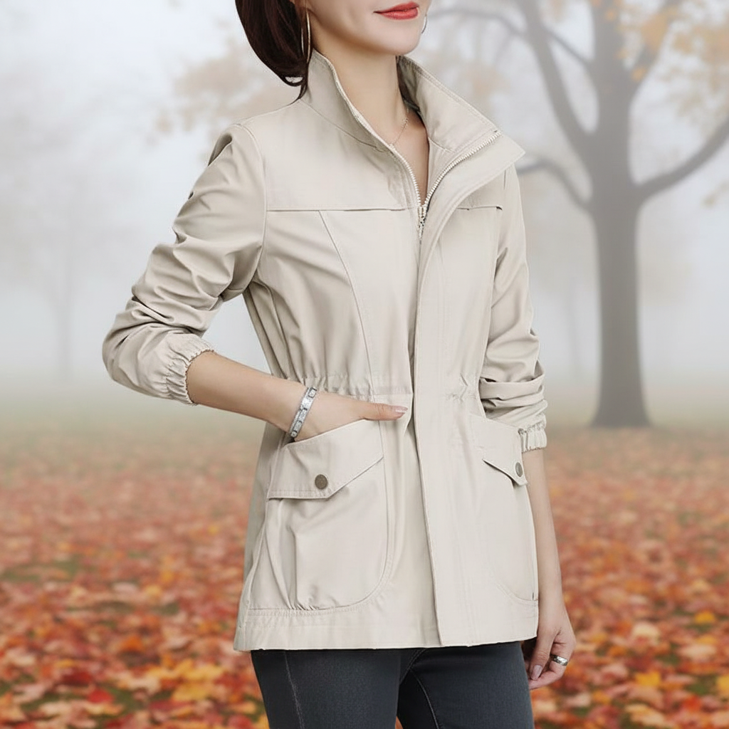 Lichtgewicht overgangsjas voor dames in elegante stijl. 7