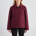 Dames Zip-Up Ontspannen Pasvorm Jas in stijlvol ontwerp