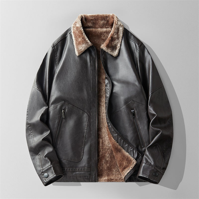 Heren Regular Fit Jas met Bontkraag voor stijl en comfort. 3