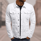 Tony Casual Jacket met Knopen voor de moderne man.