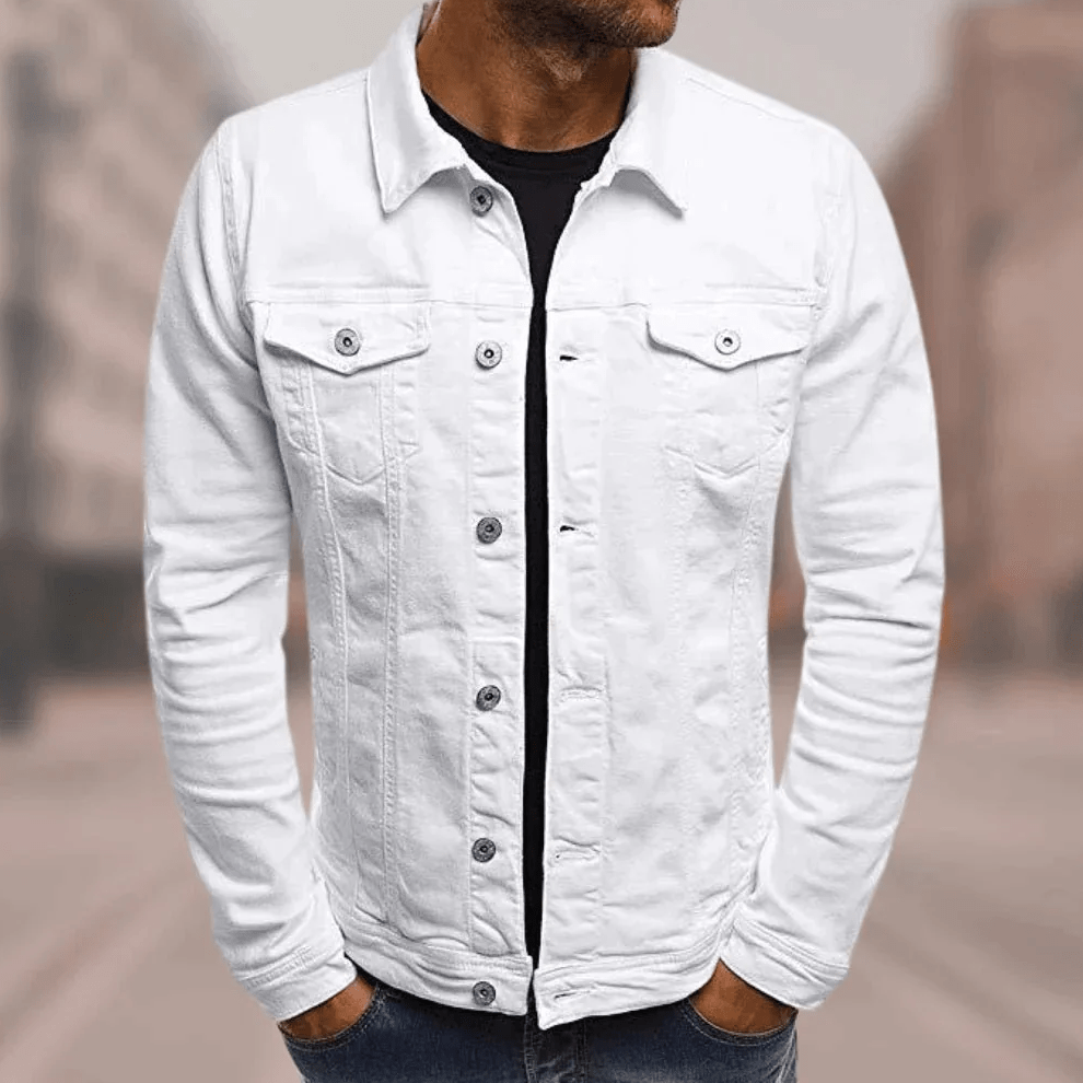 Tony Casual Jacket met Knopen voor de moderne man.