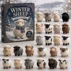 Winterschapen Adventskalender 2026 - 24 Schapenhangers